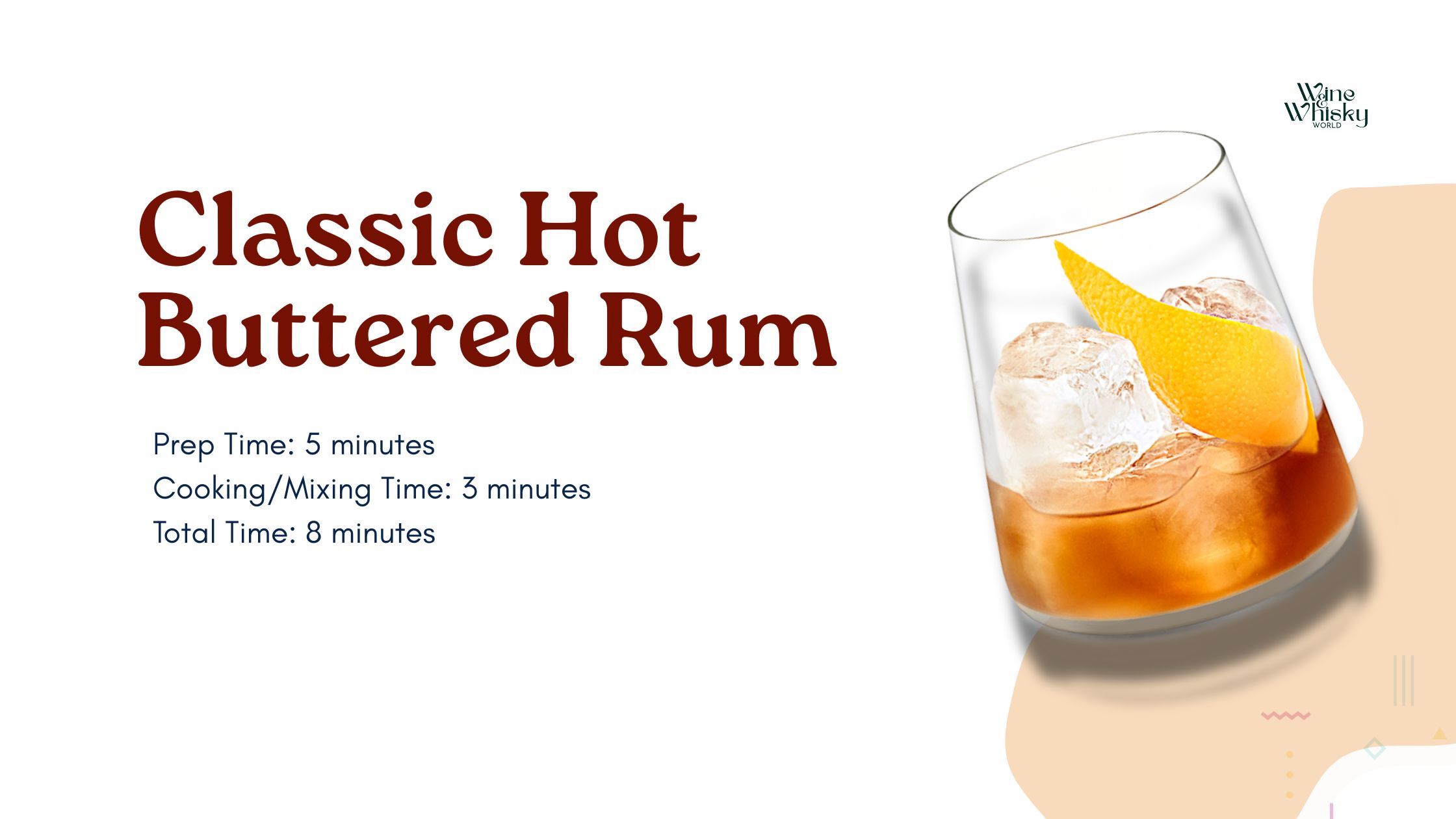 The Classic Hot Buttered Rum cocktail recipes